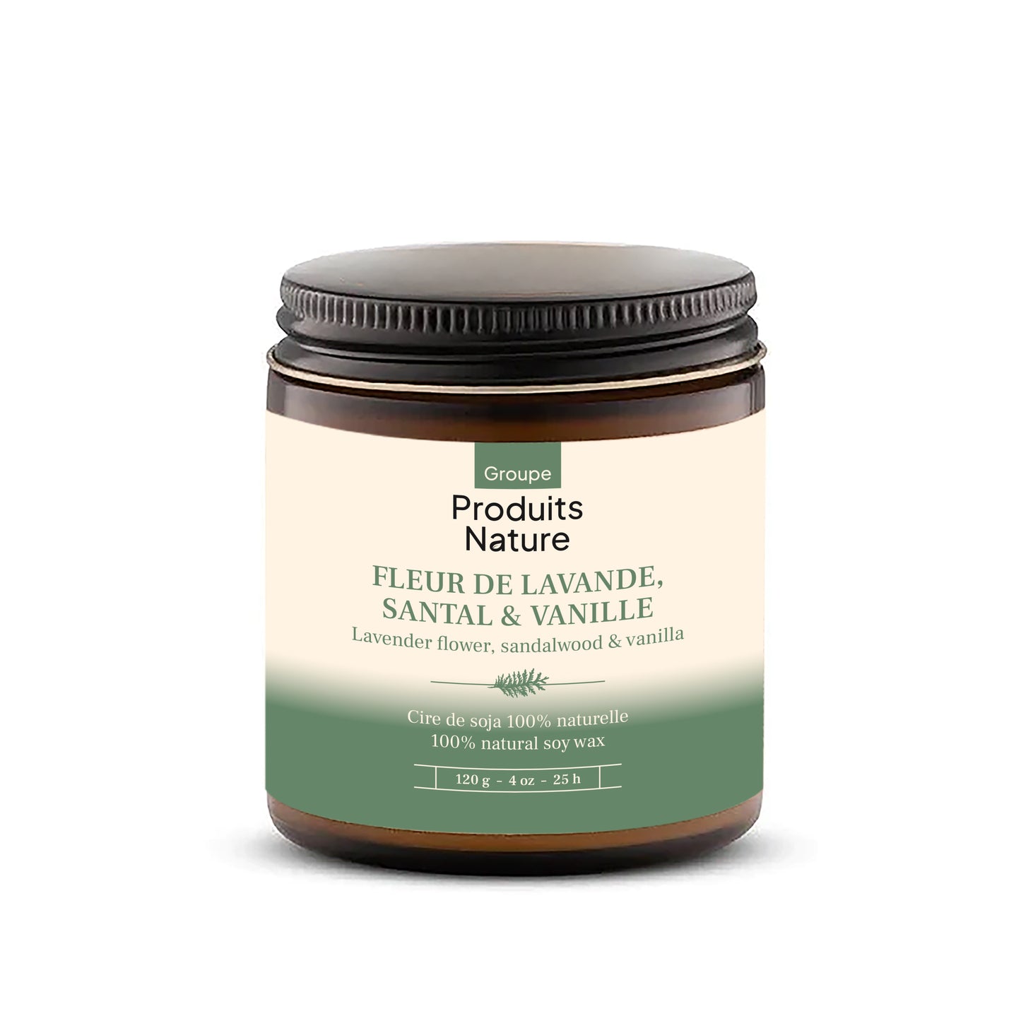 Bougie Fleur de Lavande, Santal & Vanille